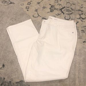INC Curvy Fit White Denim Jeans